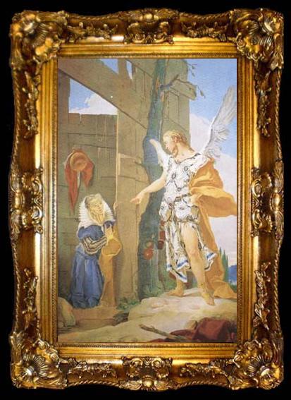 framed  Giovanni Battista Tiepolo Sarah and the Archangel (mk08), ta009-2